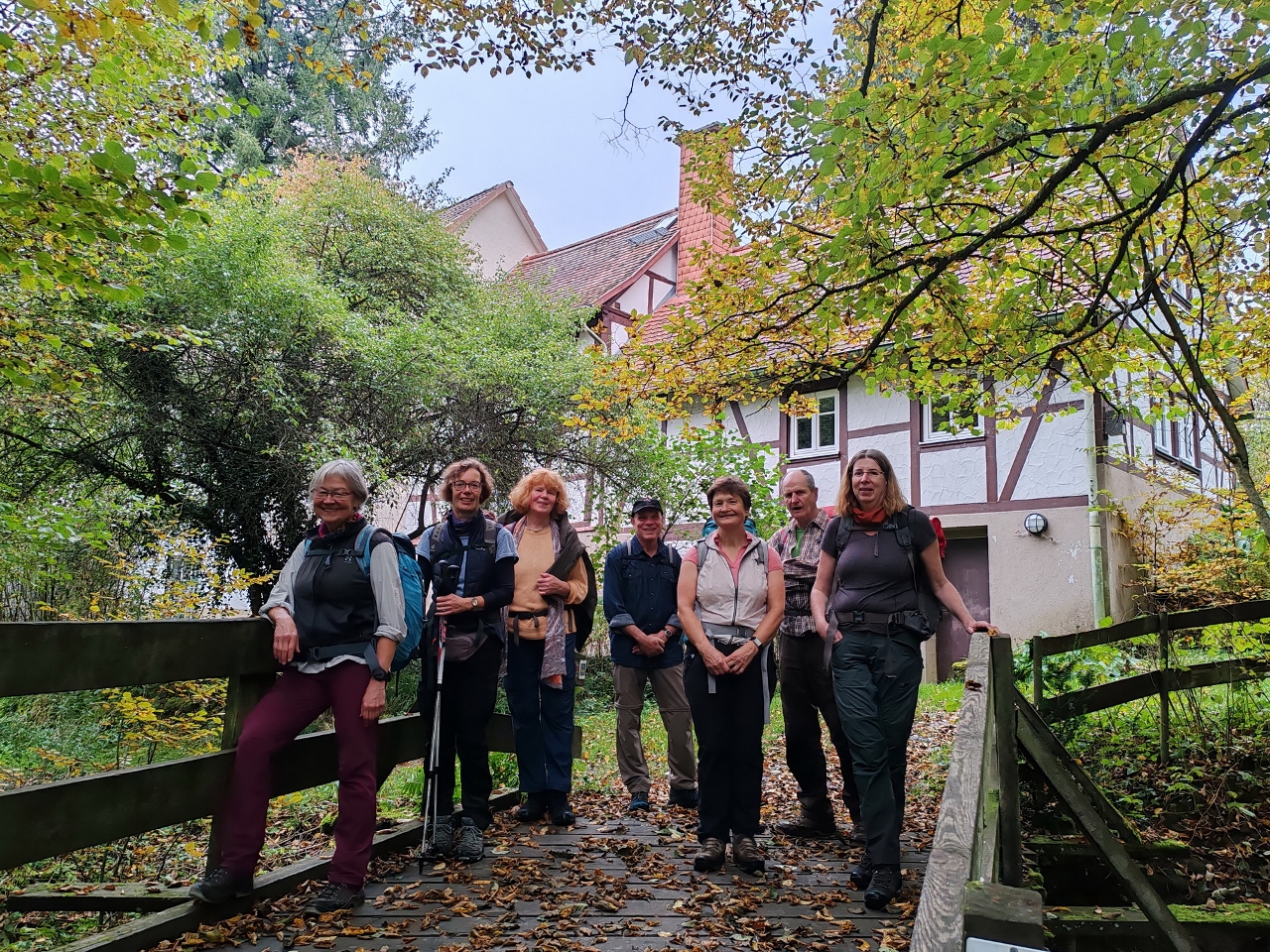 Wanderwochenende am Spessartbogen / Güntersmühle im Oktober 2024